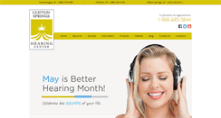 Desktop Screenshot of cliftonhearing.com